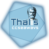 Thalis logo blue